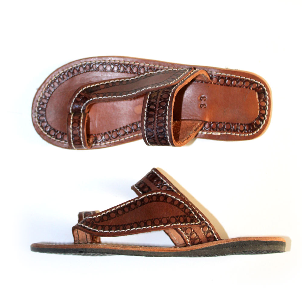 kids leather sandals